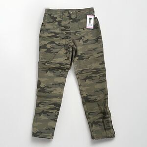 Sanctuary Women's Camo Track Pants - Olive Green & Dark Green